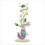 BUNNY AND BLOOMS CANDLE STAND