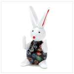 ART GLASS BUNNY FIGURINE