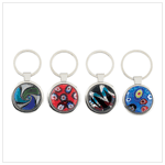 ART GLASS KEYCHAINS