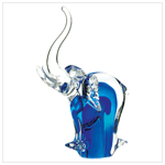 ART GLASS ELEPHANT FIGURINE