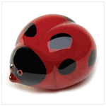 ART GLASS LADYBUG FIGURINE