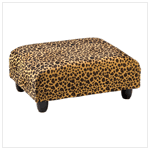LUSCIOUS LEOPARD FOOT STOOL