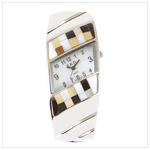 SHELL MOSIAC BANGLE WATCH