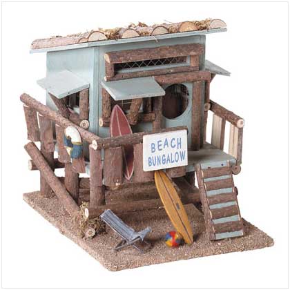BEACH BUNGALOW BIRDHOUSE