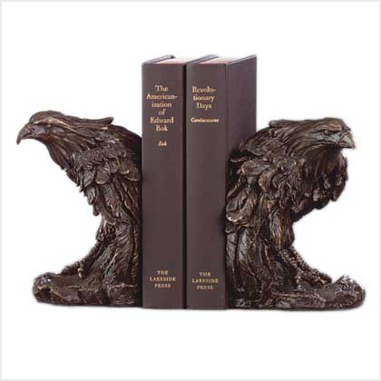 EAGLE HEAD BOOKENDS EAGLE HEAD BOOKENDS