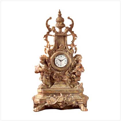 BAROQUE CHERUB CLOCK