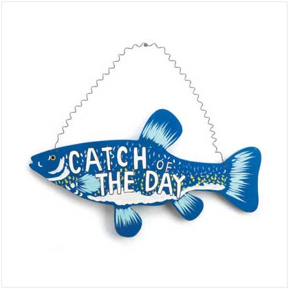 CATCH OF THE DAY FISH! SIGN
