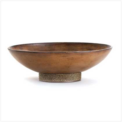 ROPE-TRIMMED BOWL