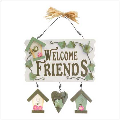 WELCOMING PLAQUE