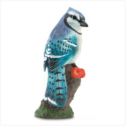 BLUE JAY FIGURINE
