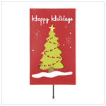 'HAPPY HOLIDAYS' YARD ART