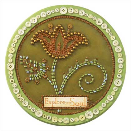 BEADWORK STEPPING STONE