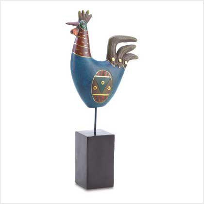 ABSTRACT ROOSTER STATUE